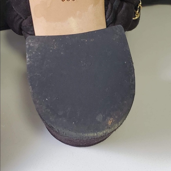 🔥 CHANEL SHOES 🔥 SUEDE AND LEATHER MATERIAL. SIZE 8C. DUST BAG. - Picture 4 of 10